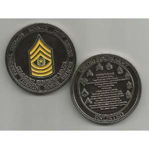  US Army Command Sergeant Major Challenge Coin: Everything 