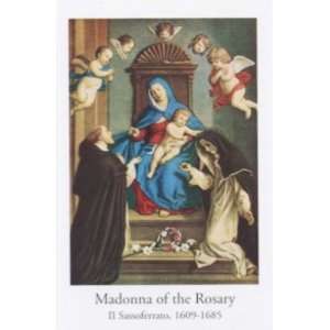   Rosary Holy Card (HG 367) 100 pack How to Pray the Rosary on Reverse