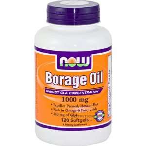  Now Borage Oil, 120 Softgel