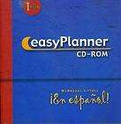   En Espanol 1 Uno EasyPlanner 2.0 PC CD create lesson plans, etc