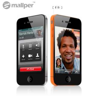 Mallper Insulation Sticker iPhone 4 Orange Side Bumper  