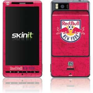  New York Red Bull Solid Distressed skin for Motorola Droid 