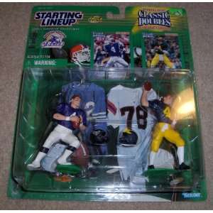   NFL Classic Doubles QB Club Starting Lineup Figure: Toys & Games