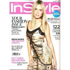  InStyle Magazine (UK) (UK Edition, March 2012): Various 