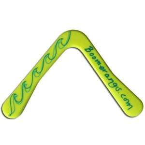    Yellow Promo Sports Boomerang   Made in Australia Toys & Games