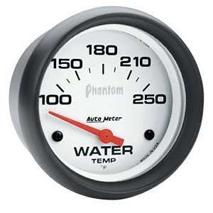 Auto Meter 5837 Phantom Short Sweep Electrical Water Temperature Gauge