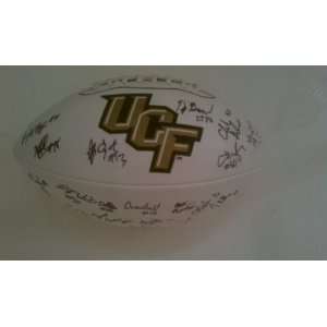  2009 UCF Golden Knights Team Signed Football Everything 