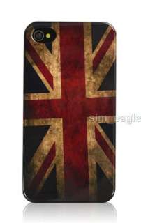   Smoky Britain England UK United Kingdom Flag Hard Case For iPhone 4 4G