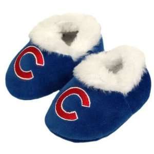  MLB Baby Bootie Slippers Chicago Cubs 12 24 Months: Sports 