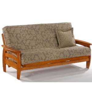  Corona Chair Futon (Honey Oak) (33.3H x 37.8W x 37D 