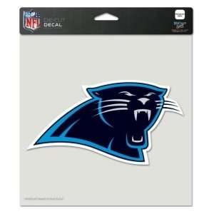  Carolina Panthers Die Cut Decal   8x8 Color Sports 