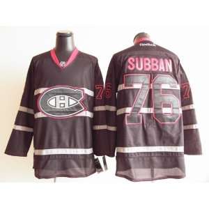 Subban Jersey Montreal Canadiens #76 Black Ice Jersey Hockey 