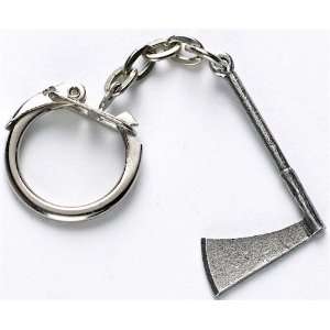  Medieval Axe Key Ring   Pewter 