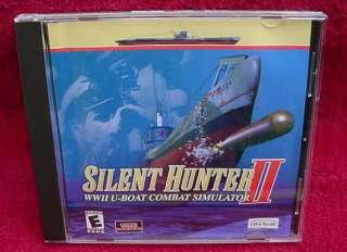 Ubisoft Silent Hunter II WWII German U Boat Combat Simulator CD ROM 
