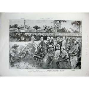  1896 Ashanti War King Prempeh Coomassie Submission Men 