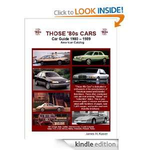 Those 80s Cars   American Catalog   for Kindle James Kaster  