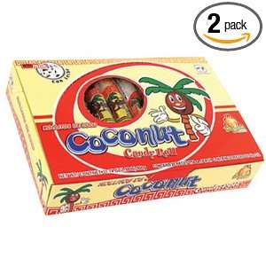 El Azteca Coconut Roll Display, 20 Count Packages (Pack of 2)  