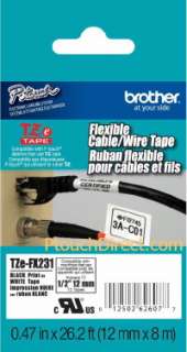 Brother TZFX231 Flexible Tape, Ptouch TZe FX231  