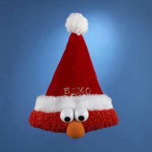   Sesame Street Plush Red Elmo Christmas Santa Hats 13