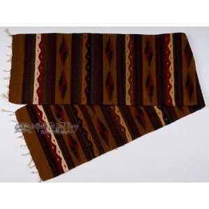  Mexican Indian Zapotec Table Runner 15x80 (b25)