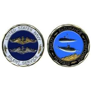  United States Navy Silent Service Challenge Coin 