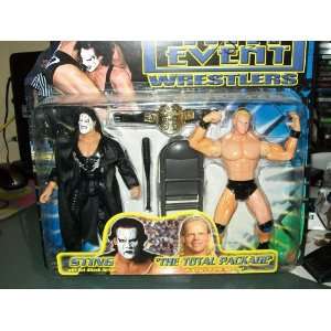    WCW MAIN EVENT WRESTLERS  STING AND LEX LUGER: Toys & Games