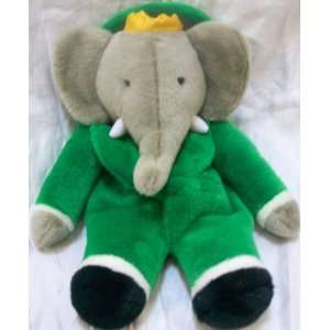  15 Plush King Babar Elephant Backpack Doll Toy: Toys 