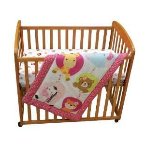    Lambs & Ivy 3 piece Mini Crib Bedding Set, Tutti Frutti: Baby