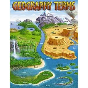  17 Pack TREND ENTERPRISES INC. CHART GEOGRAPHY TERMS 17 X 