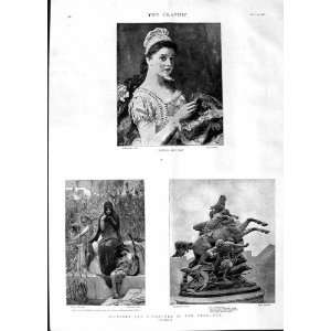  1888 Art Portrait Anne Page Sculpture Babylon River