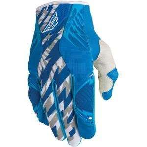  Fly Racing Youth Kinetic Glove   6/Blue/Silver: Automotive