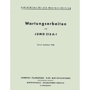   Engine Maintenance Manual   Junkers Jumo 213  Books