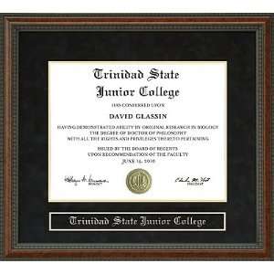   Trinidad State Junior College (TSJC) Diploma Frame