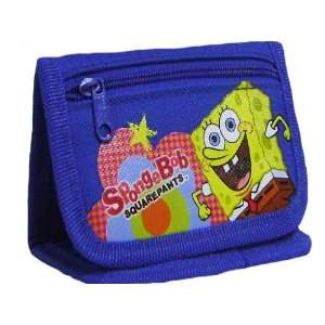    Spongebob Squarepants Tri fold Blue Wallet: Office Products