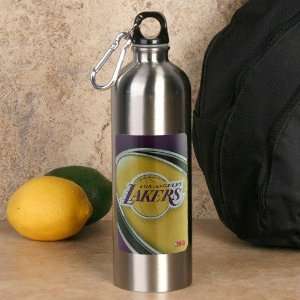   Stainless Steel Water Bottle w/ Carabiner Clip: Sports & Outdoors