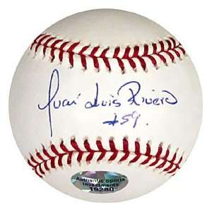  Juan Luis Rivera Autographed / Signed Baseball: Sports 