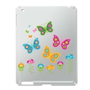 iPad 2 Case Silver of Retro Butterflies 
