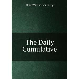  The Daily Cumulative H.W. Wilson Company Books
