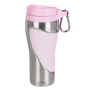    Corona Pink Double Walled Travel Mug by Trudeau: Kitchen & Dining