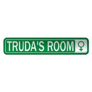   TRUDA S ROOM  STREET SIGN NAME