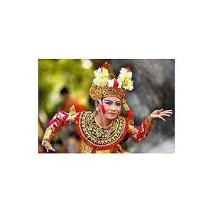  NOVICA Painting   Balinese Dancer