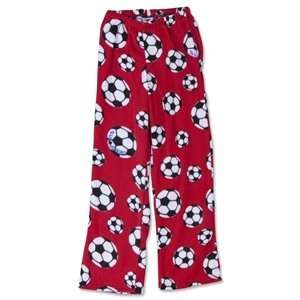  Gemsports Soccer Ball Warm Lounge Pants (Red)