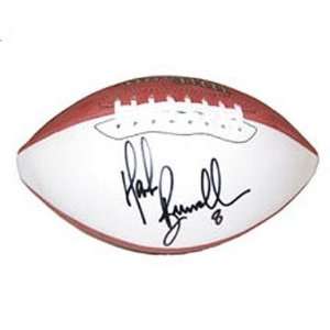 Mark Brunell, Autographed Official Wilson NFL Robby Single White Panel 