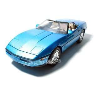   1986 Chevy Corvette Convertible 1:18 Scale (Nassau Blue): Toys & Games