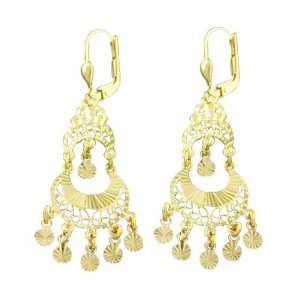  14K Yellow Gold Chandelier Earrings: Katarina: Jewelry