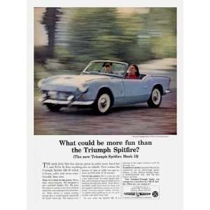  Retro Car Prints: Triumph Spitfire   Car Advertisement 