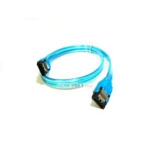  Monoprice SATA2 Cables w/Locking Latch / UV Blue   18 