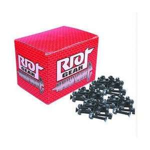  Riot Gear 10/32 Flathead Screws/Locknuts, 2 in., Box of 5 