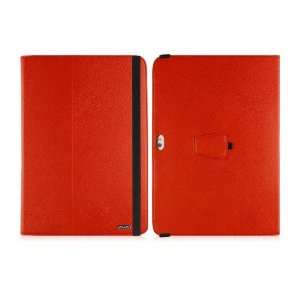  Red Ipearl Leather Carrying Cover Case for Galaxy Tab 8.9 