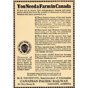   Railway Farming Land For Sale   Original Print Ad
